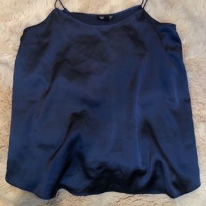 TOPSHOP blue silk cami